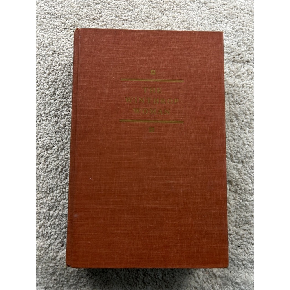 The Winthrop Woman Anya Seton 1958 First Printing Historical Fiction Houghton